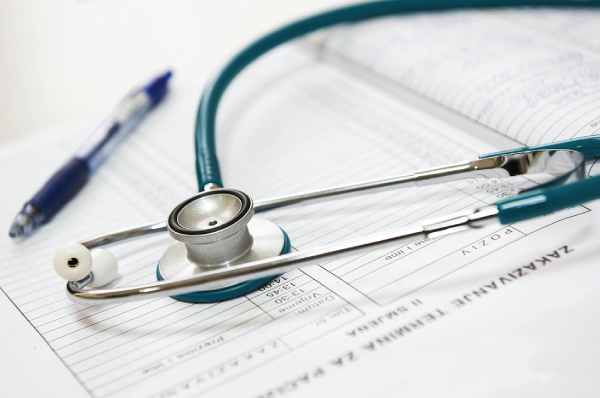 stethoscope on documents