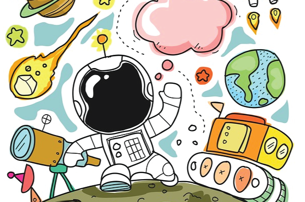 astronaut illustration