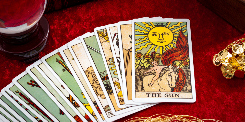 Spread of Tarot cards