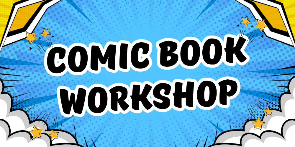 Comic Book Workshop in comic like font