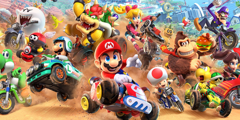 Nintendo characters racing